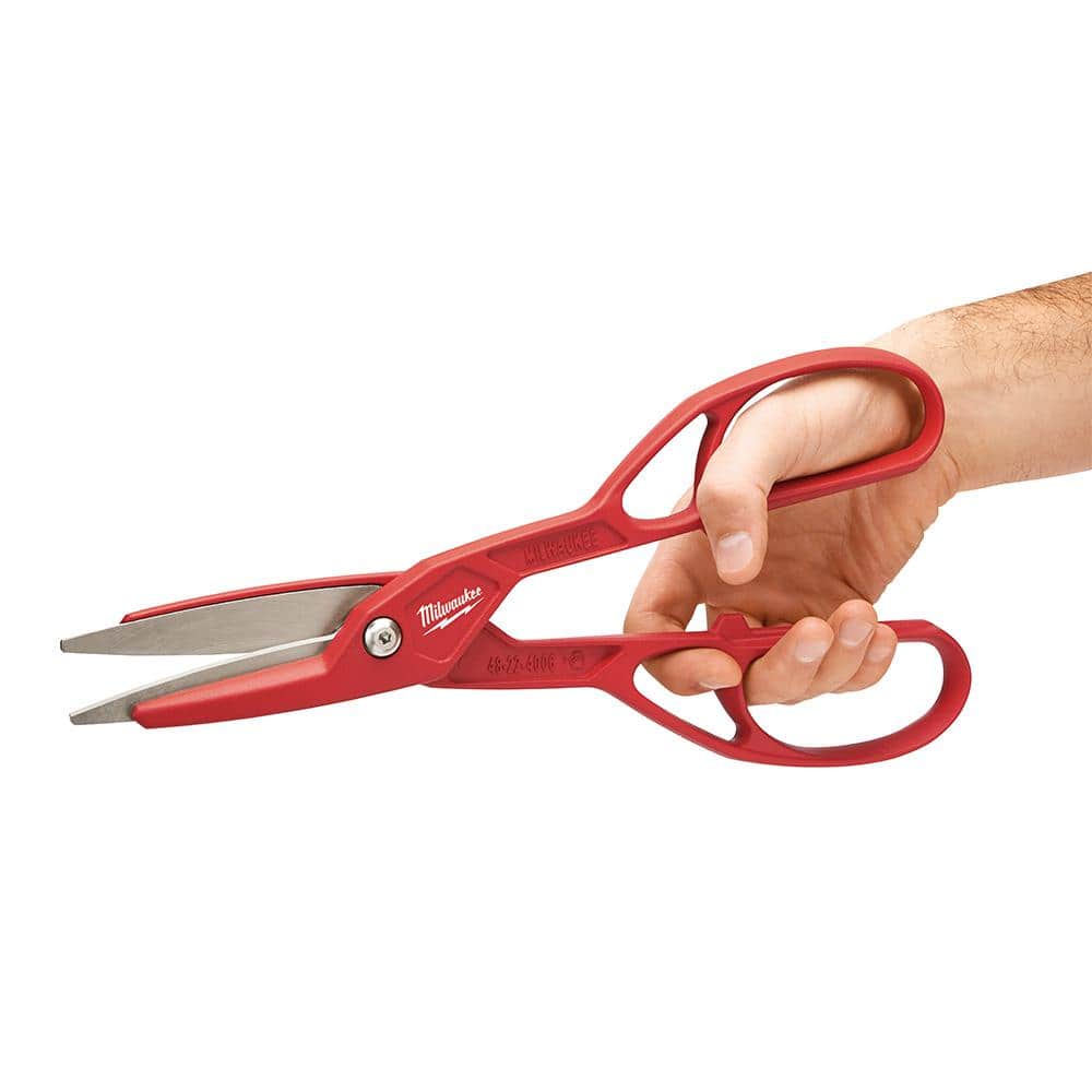 Milwaukee 13 in. Lightweight Tinner Snips with 3-1/2 in. Replaceable Blades