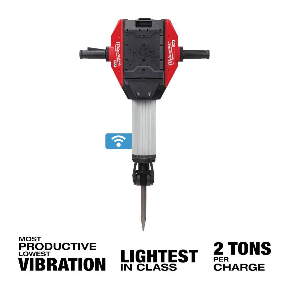 Milwaukee MX FUEL Cordless 1-1/8 in. Breaker Kit + M18 FUEL ONE-KEY 18V Brushless 9 in. Cut-Off Saw Combo (Model MXF368-1XC-2786-22HD)