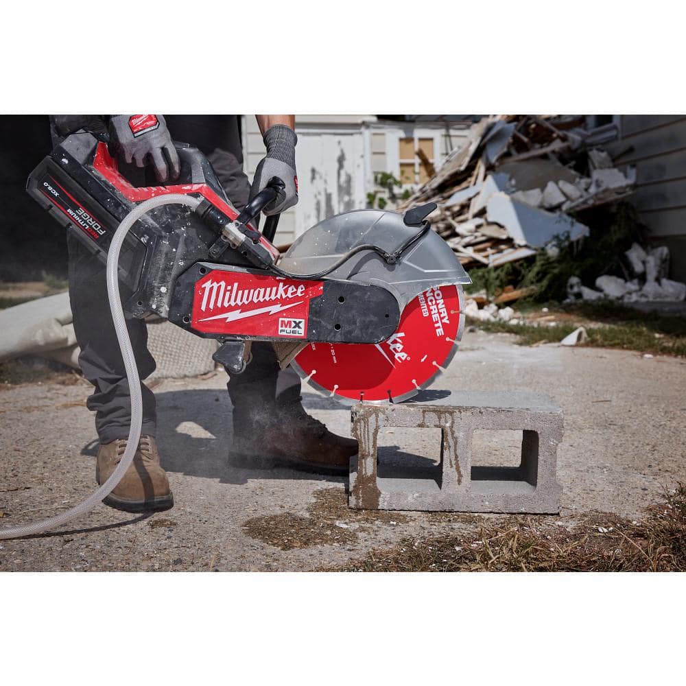 Milwaukee 14 in. Segmented Masonry & Concrete Diamond Blade, 1"/20 mm Arbor, 5,460 RPM