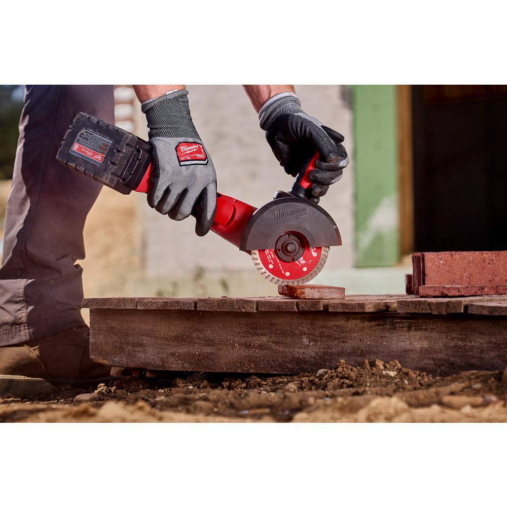 Milwaukee 7 in. Turbo Masonry & Concrete Diamond Blade, DM 7/8"–5/8" Arbor, 8,730 RPM