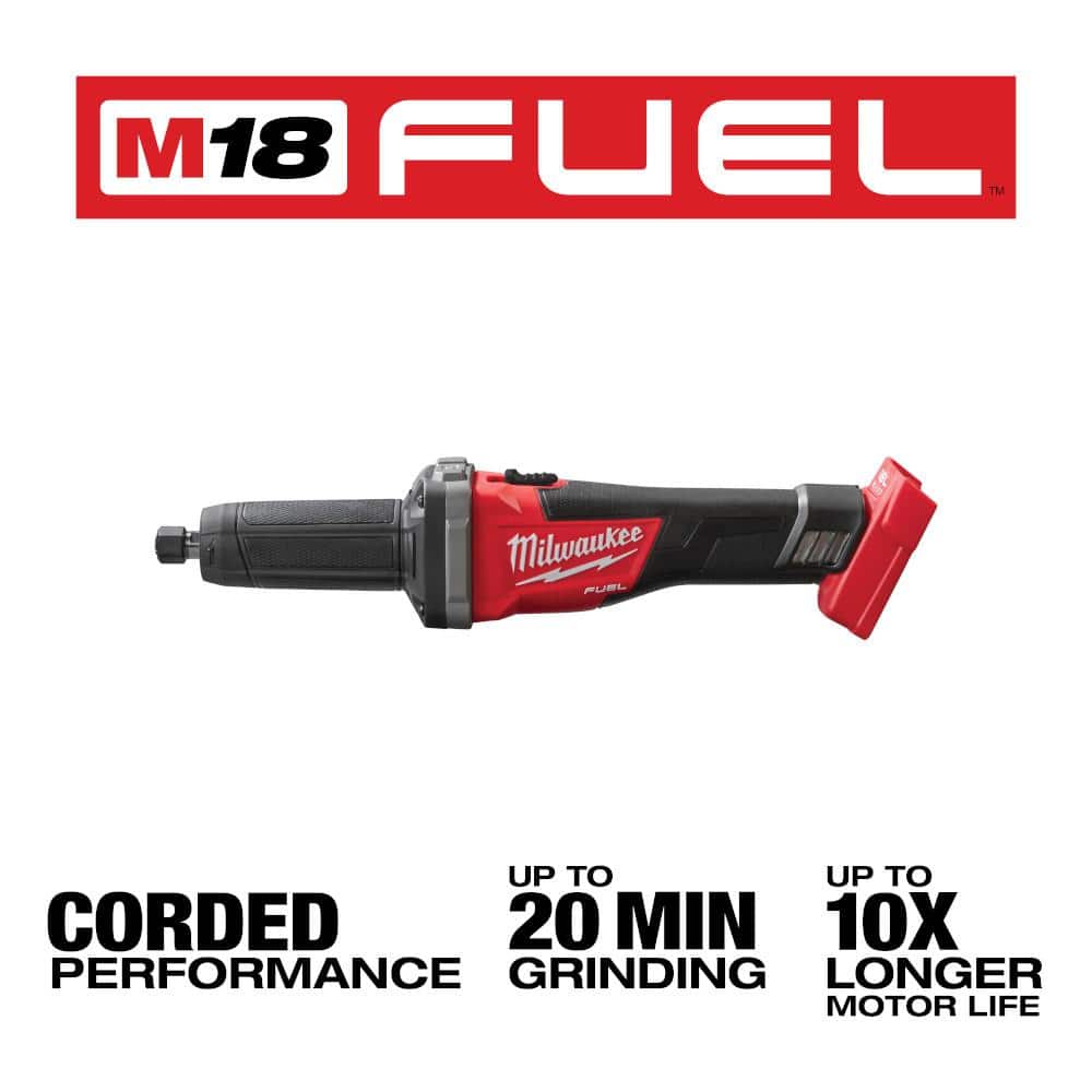 Milwaukee M18 FUEL 18-Volt Lithium-Ion Brushless Cordless 1/4 in. Die Grinder (Tool-Only)