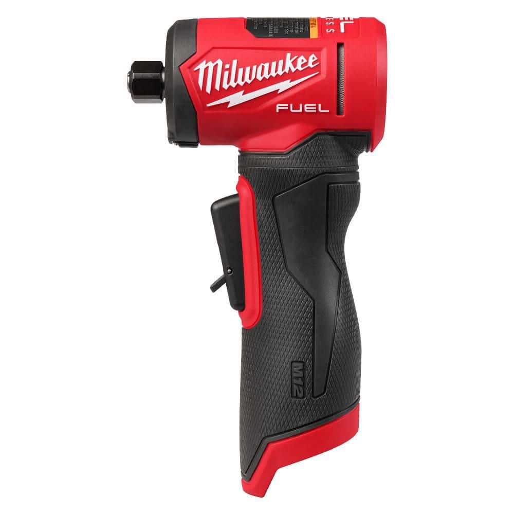 Milwaukee M12 FUEL 12V Lithium-Ion Brushless Cordless 1/4 in. Right Angle Die Grinder (Tool-Only)