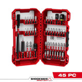 Milwaukee SHOCKWAVE Impact Duty Steel Driver Bit Set, 45-Piece
