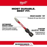Milwaukee SHOCKWAVE Impact Duty Alloy Steel Screw Driver Bit Set, 74-Piece (Model 48-32-5154)