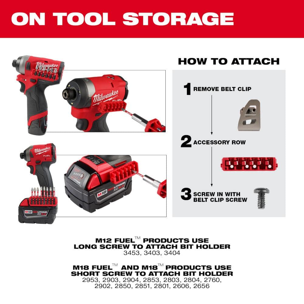 Milwaukee SHOCKWAVE Impact Duty Alloy Steel Screw Driver Bit Set (120-Piece) – 48-32-5155