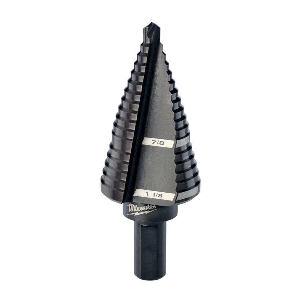 Milwaukee Black Oxide Step Drill Bit Set + SHOCKWAVE Impact Duty Titanium Drill Bit Set, 26-Piece