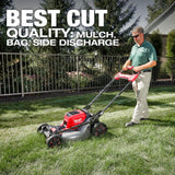 Milwaukee M18 FUEL Brushless Cordless 21 in. Dual-Battery Self‑Propelled Lawn Mower with Chainsaw, (2) 12.0Ah Batteries