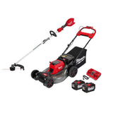 Milwaukee M18 FUEL 18V 21 in. Brushless Cordless Dual Battery Self-Propelled Mower w/ String Trimmer, (2) Batteries, Charger