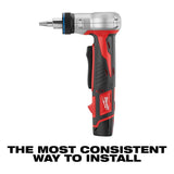 Milwaukee M12 12-Volt Lithium-Ion Cordless ProPEX Expansion Tool Kit with Two 3.0Ah Batteries, 3 Expansion Heads and Hard Case