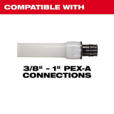 Milwaukee M12 FUEL ProPEX Expansion Tool with 1/2 in. to 1 in. RAPID SEAL ProPEX Expander Heads & M12 PVC Pipe Shear