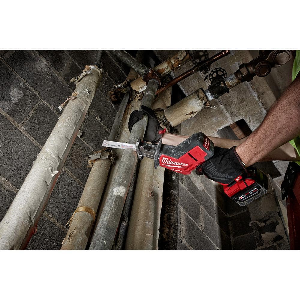 Milwaukee M18 18-Volt Lithium-Ion Cordless ProPEX Expansion Tool Kit (3/8 in.–1-1/2 in.) with M18 FUEL HACKZALL Reciprocating Saw