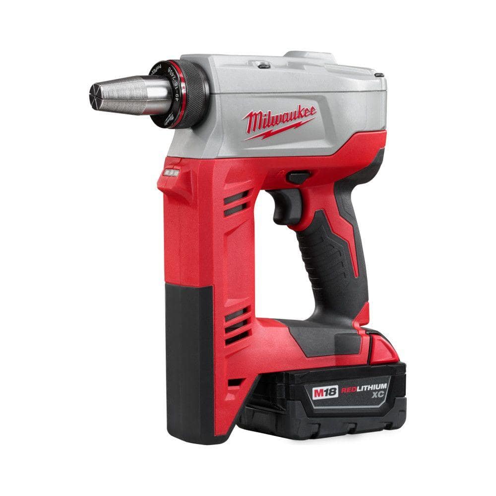 Milwaukee M18 18-Volt Lithium-Ion Cordless ProPEX Expansion Tool Kit (3/8 in.–1-1/2 in.) with M18 FUEL HACKZALL Reciprocating Saw