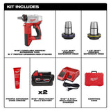 Milwaukee M18 18-Volt Lithium-Ion Cordless ProPEX Expansion Tool Kit (3/8 in.–1-1/2 in.) with M18 FUEL HACKZALL Reciprocating Saw