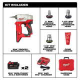 Milwaukee M18 ONE-KEY 18-Volt Cordless FORCE LOGIC ProPEX Expansion Tool Kit, 2–3 in. with (2) 8.0Ah Batteries