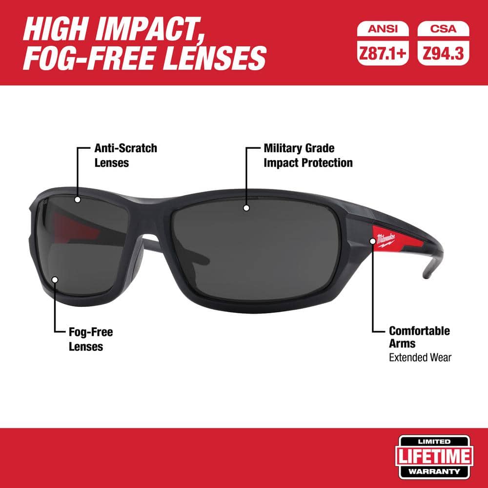 Milwaukee M18 FUEL Gen II 18‑Gauge Brad Nailer (Tool‑Only) with Tinted Performance Safety Glasses