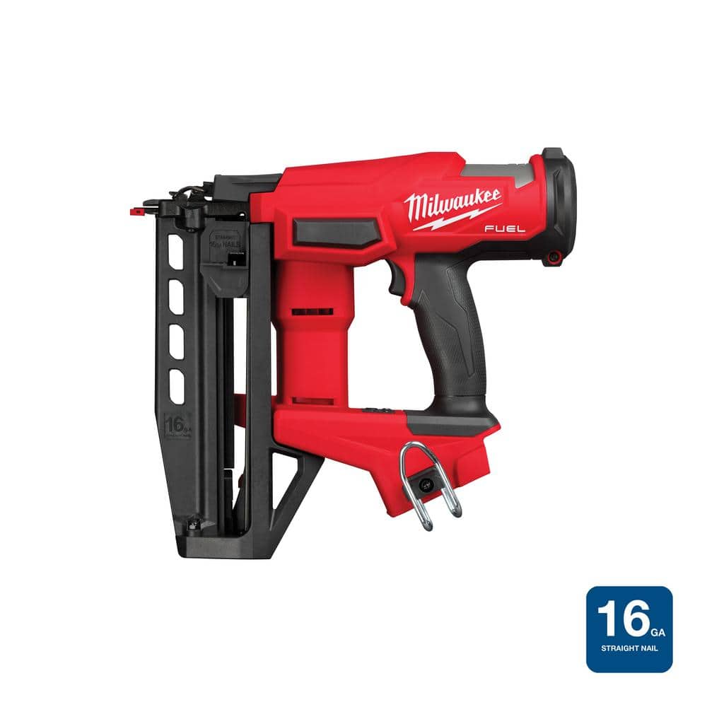 Milwaukee M18 FUEL 18-Volt Brushless Cordless 16-Gauge Straight Finish Nailer, Tool Only (Model 3020-20)