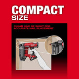 Milwaukee M18 FUEL 18-Volt Brushless Cordless 16-Gauge Straight Finish Nailer, Tool Only (Model 3020-20)