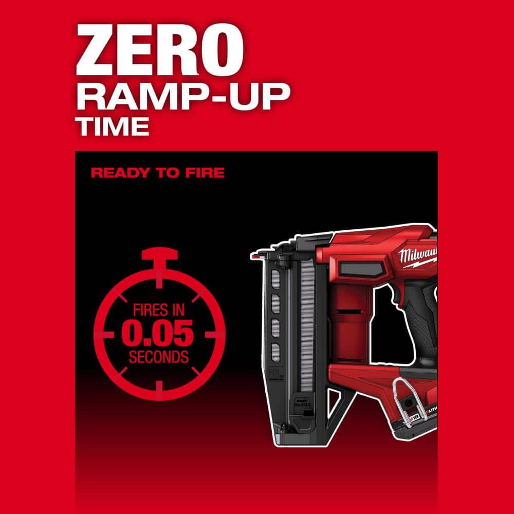Milwaukee M18 FUEL 18-Volt Brushless Cordless 16-Gauge Straight Finish Nailer, Tool Only (Model 3020-20)