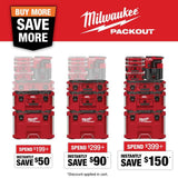 Milwaukee Class A Type 3 Compact PACKOUT First Aid Kit, 79-Piece (9.8" W x 15.2" D x 4.6" H)