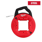 Milwaukee 200 ft. Polyester Fish Tape w/ Non-Conductive Tip + 1/8 in. x 240 ft. Steel Fish Tape Combo