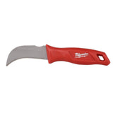 Milwaukee Hawkbill Fixed Blade Knife, 3.4 in Blade, Full Tang, Sheath Included