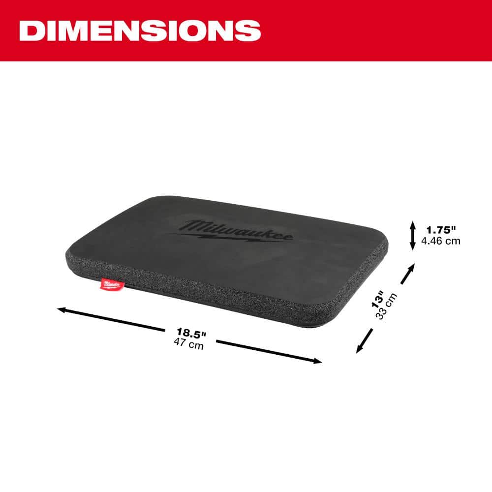 Milwaukee Kneeling Pad – Durable, Tear-Resistant Base with 1.5 in Foam