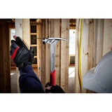 Milwaukee 17 oz. Smooth Face Framing Hammer with 12 in. Pry Bar (Shockshield Grip, Magnetic Nail Set)