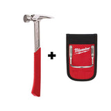 Milwaukee 22 oz. Milled Face Framing Hammer with 7 in. Hammer Loop