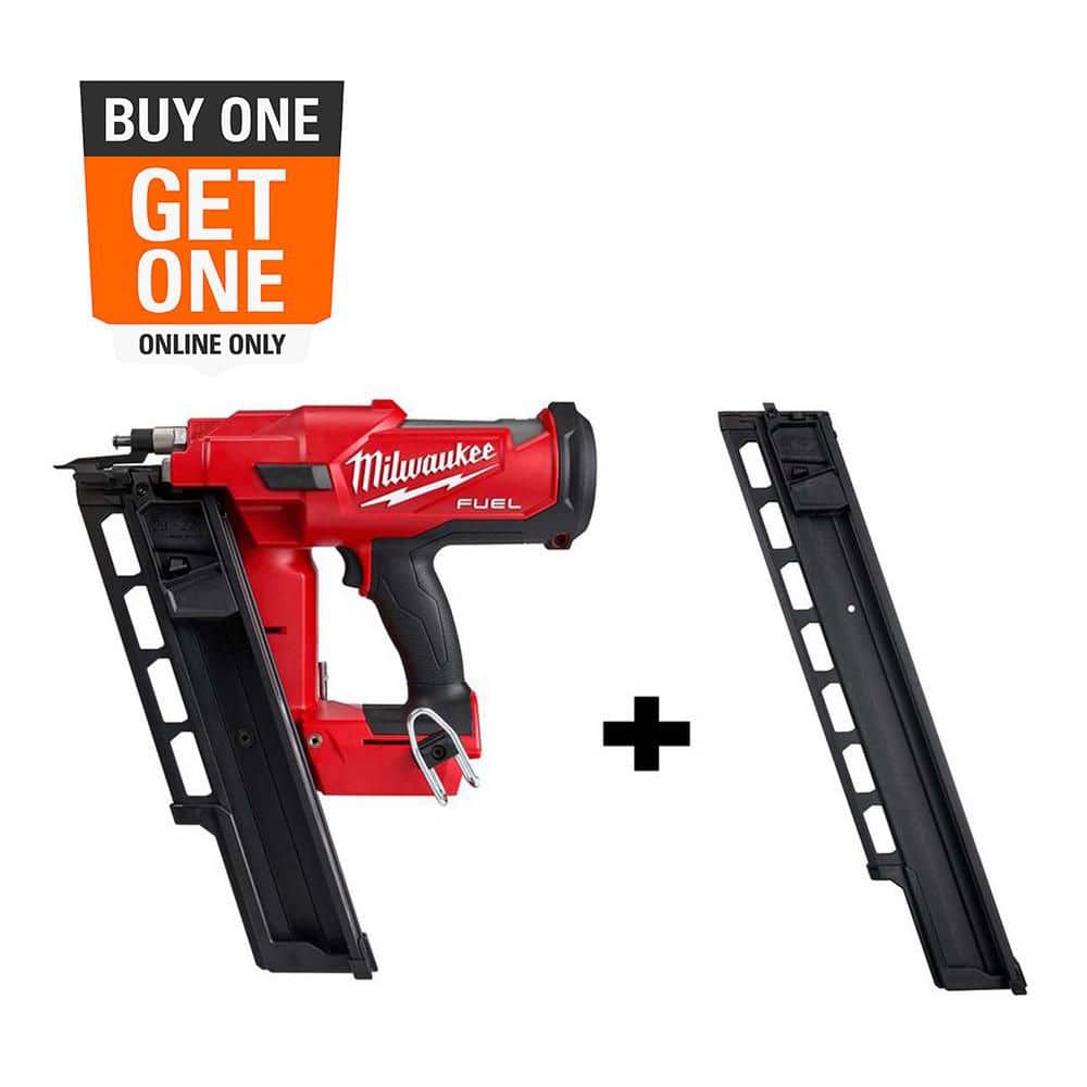 Milwaukee M18 FUEL 3-1/2 in. 18-Volt 21° Brushless Cordless Framing Nailer, Tool-Only (Model 2744-20)