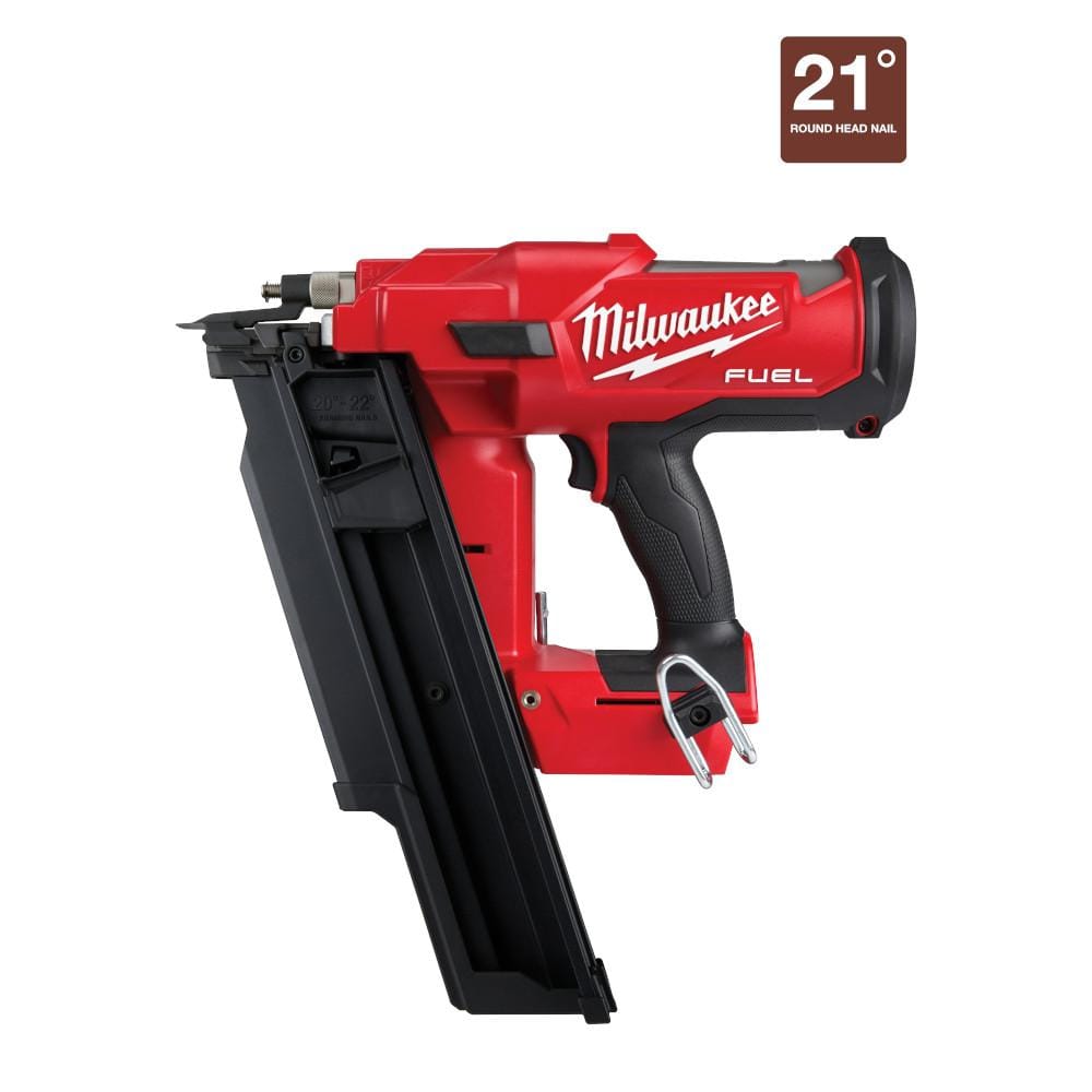 Milwaukee M18 FUEL 3-1/2 in. 18-Volt 21-Degree Lithium-Ion Brushless Cordless Framing Nailer w/2-Pack of 6.0ah Batteries