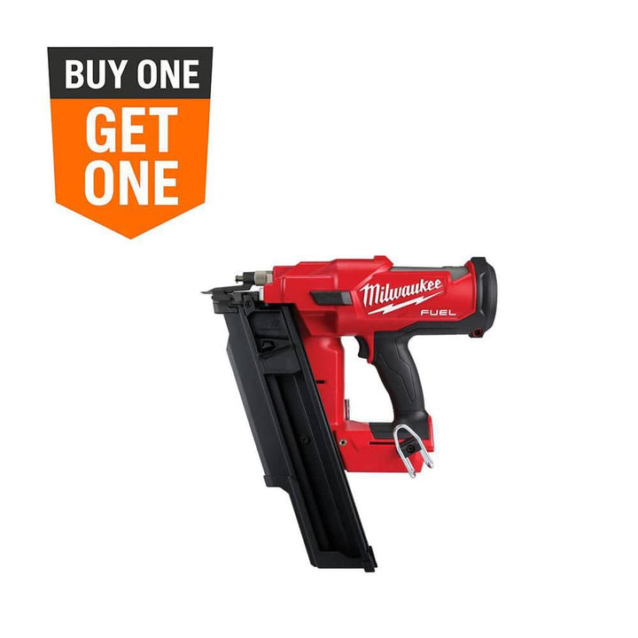 Milwaukee M18 FUEL 3-1/2 in. 18-Volt 21-Degree Lithium-Ion Brushless Cordless Framing Nailer with 25 ft. Magnetic Tape Measure
