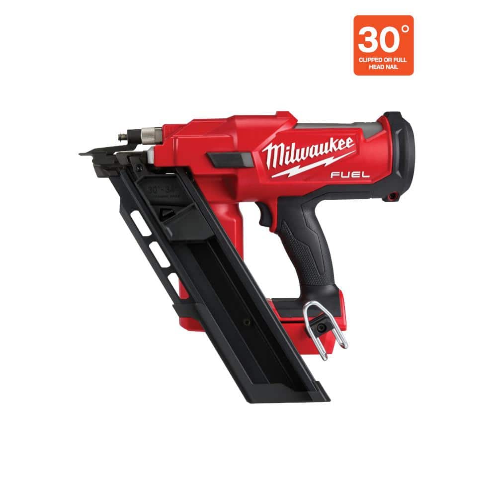 Milwaukee M18 FUEL 3-1/2 in. 18-Volt 30° Brushless Cordless Framing Nailer Kit w/ Tower Light and Two 6.0Ah HIGH OUTPUT Batteries