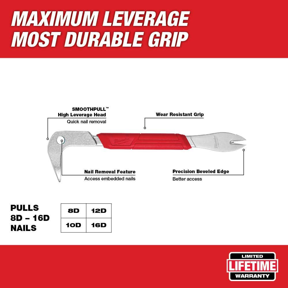 Milwaukee M18 FUEL 3-1/2 in. 18-Volt 30-Degree Lithium-Ion Brushless Cordless Framing Nailer W/10 in. Nail Puller with Dimpler