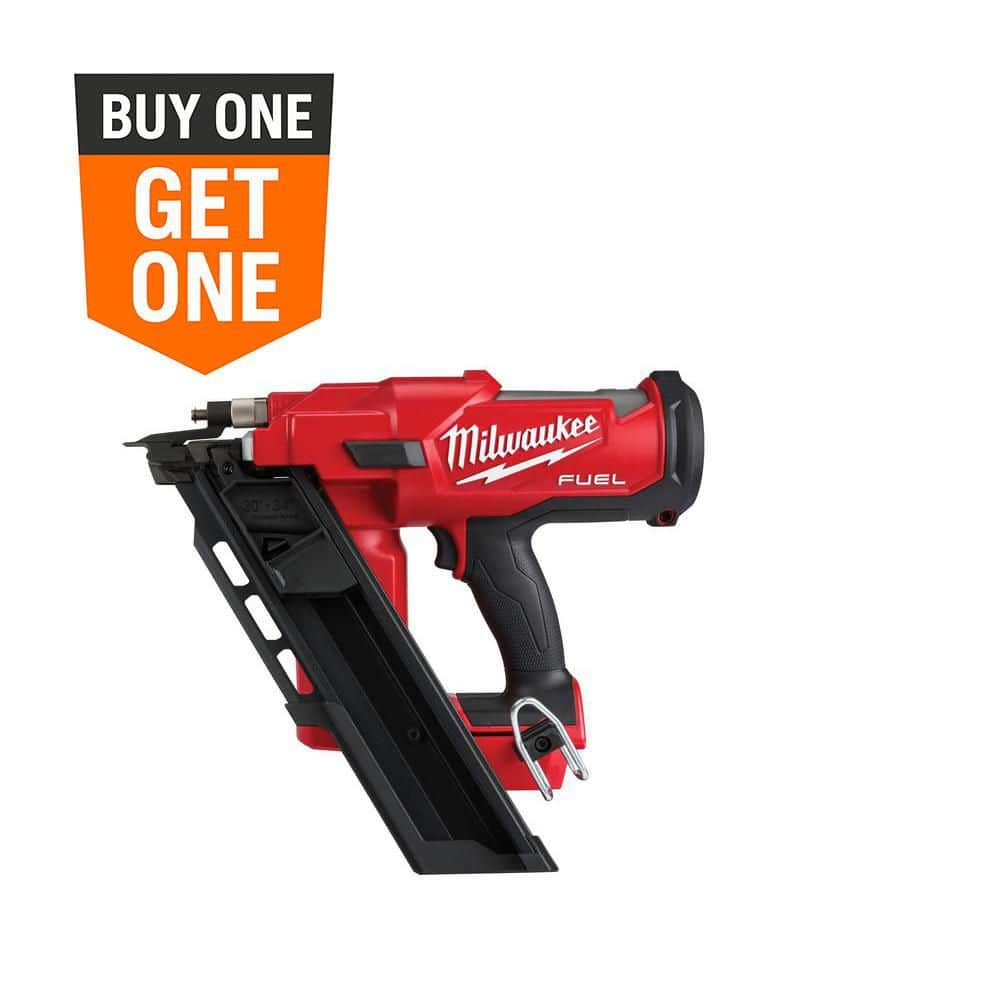 Milwaukee M18 FUEL 3-1/2 in. 18V 30° Brushless Cordless Framing Nailer, Tool-Only, with 10 in. Nail Puller & Dimpler