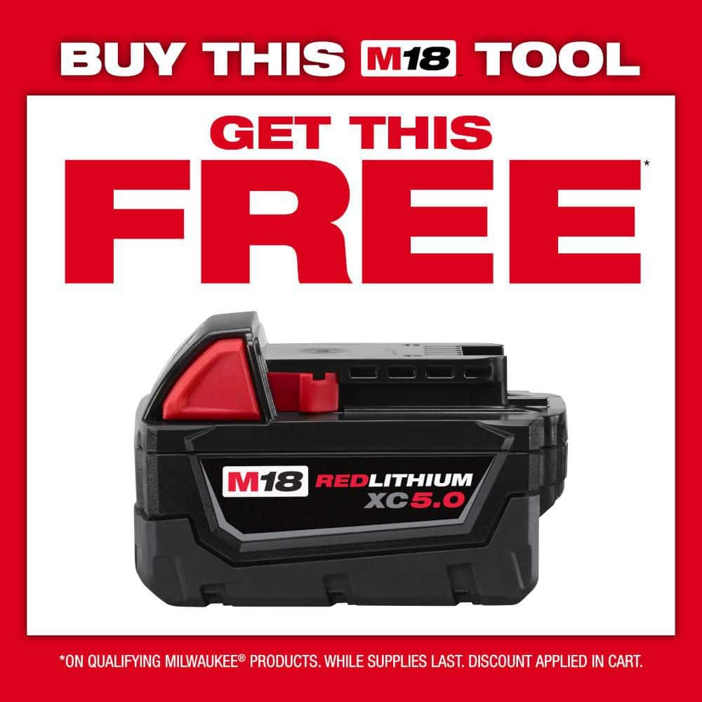 Milwaukee M18 FUEL 3-1/2 in. 18-Volt 30° Brushless Cordless Framing Nailer + M18 5.0Ah XC Battery