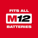 Milwaukee M12 12V Lithium-Ion Cordless Grease Gun (Tool-Only) – 2446-20