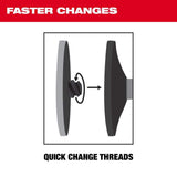 Milwaukee 2 in. Quick-Change Disc Kit with 1/4 in. Arbor (10 Pieces)