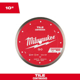 Milwaukee 10 in. DIAMOND MAX Continuous Tile Diamond Blade