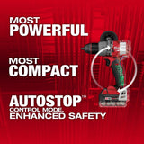 Milwaukee M18 FUEL 18V Brushless 1/2 in. Hammer Drill/Driver Kit with M18 FUEL 1/2 in. Impact Wrench (2 XC5.0 Batteries, Charger, Case)