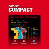 Milwaukee M12 FUEL 12-Volt Li-Ion Brushless Cordless 1/2 in. Hammer Drill Kit with CP 2.0Ah Battery, Charger & 45-Pc Shockwave Bit Set