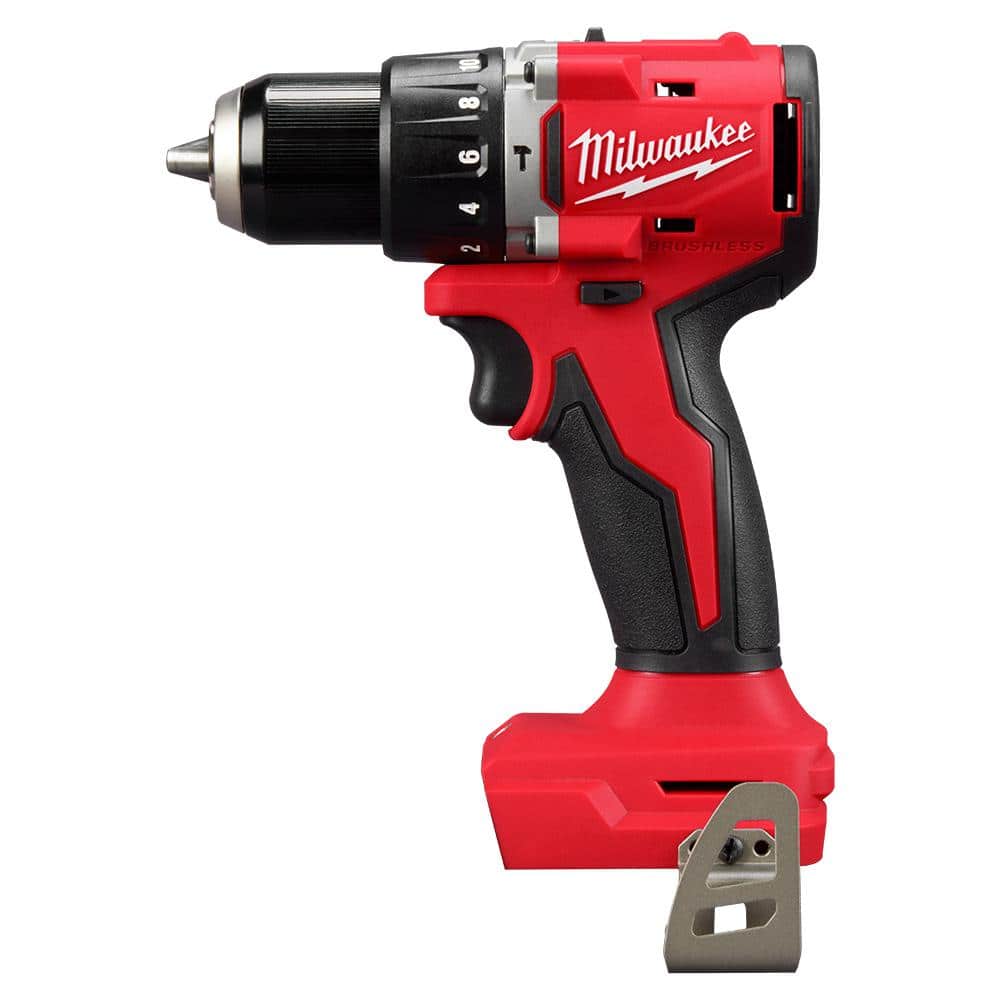 18-Volt Lithium-Ion Cordless Brushless 1/2 in. Compact Hammer Drill/Driver (Tool-Only)