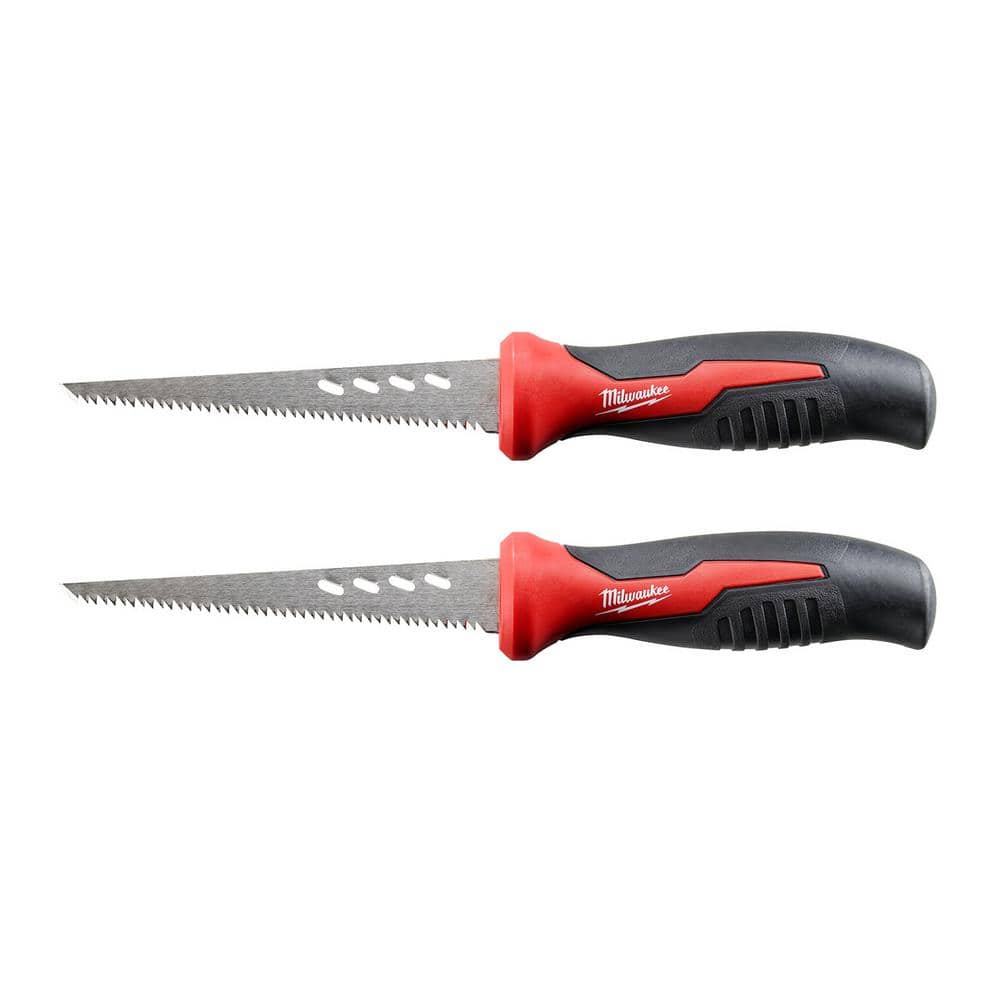 Milwaukee 6 in. Rasping Jab Saw with Plastic/Rubber Handle (2-Pack)