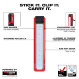 Milwaukee 445 Lumens LED ROVER USB Rechargeable Pocket Flood Light with Extra REDLITHIUM USB Battery