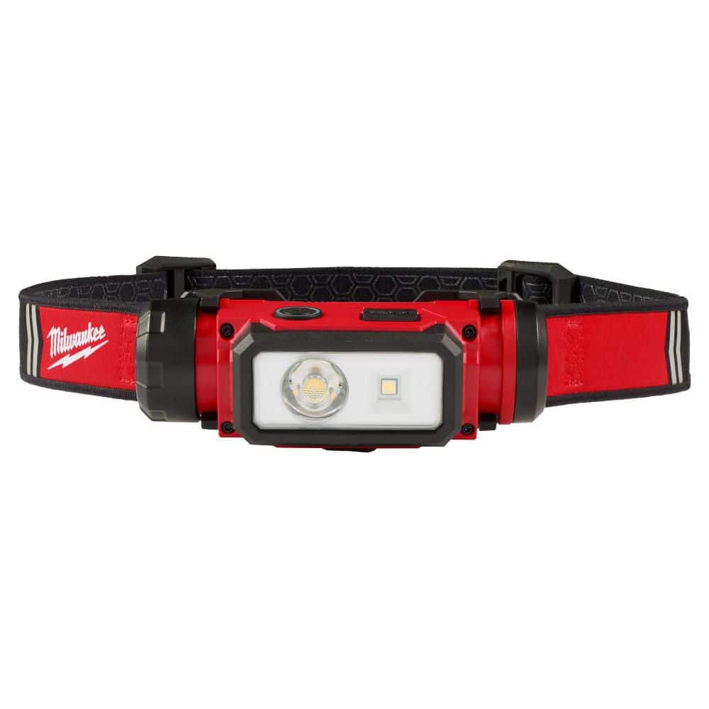 Milwaukee 600 Lumens LED REDLITHIUM Hard Hat Headlamp (2-Pack)