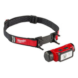Milwaukee 600 Lumens LED REDLITHIUM Hard Hat Headlamp (2-Pack)