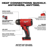 Milwaukee M18 18-Volt Lithium-Ion Cordless Compact Heat Gun with (1) 2Ah Battery