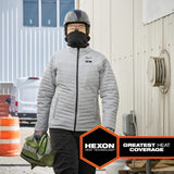 Milwaukee Women's Medium M12 12V Lithium-Ion Cordless AXIS Gray Heated Jacket Kit with (1) 3.0 Ah Battery and Charger