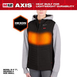 Milwaukee Women’s X-Large M12 12V Lithium-Ion Cordless AXIS Black Heated Vest (Vest Only)