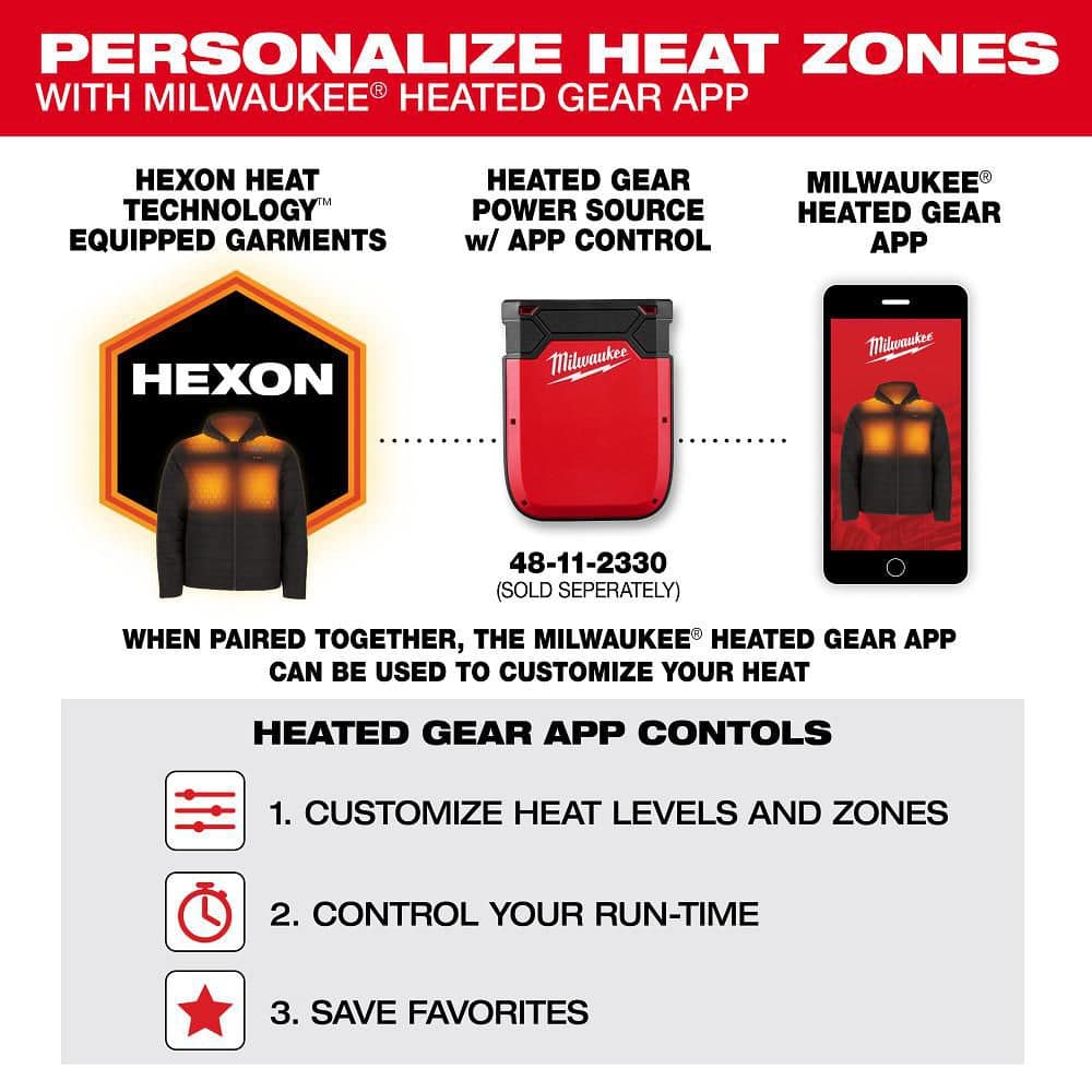 Milwaukee Women’s Large M12 12-Volt Lithium-Ion Cordless AXIS Gray Heated Vest Kit with (1) 2.0Ah Battery and Charger