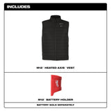 Milwaukee Men’s 2X-Large M12 12V Lithium-Ion Cordless AXIS Black Heated Vest (Vest Only)